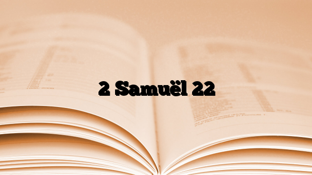 2 Samuël 22