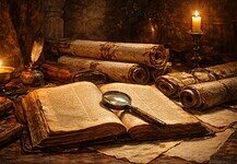 Hoe de Bijbel tot stand kwam: canon en context Oude Bijbelse handschriften en perkamentrollen die de historische ontwikkeling van de Bijbel en haar canon laten zien.